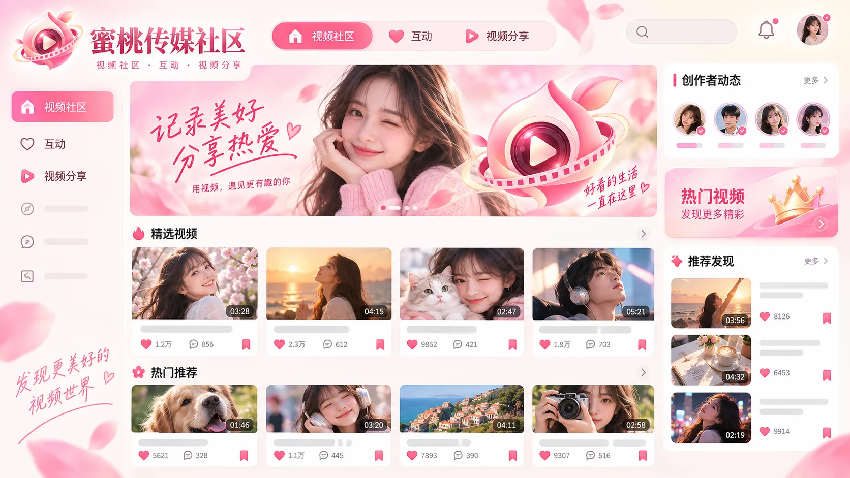 桃气直播间视觉